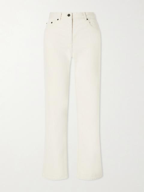 メンズ Louis Vuitton Space Patches White Jeans
