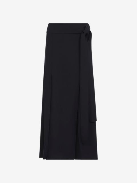 Studio Nicholson wrap-front tie-fastening maxi skirt