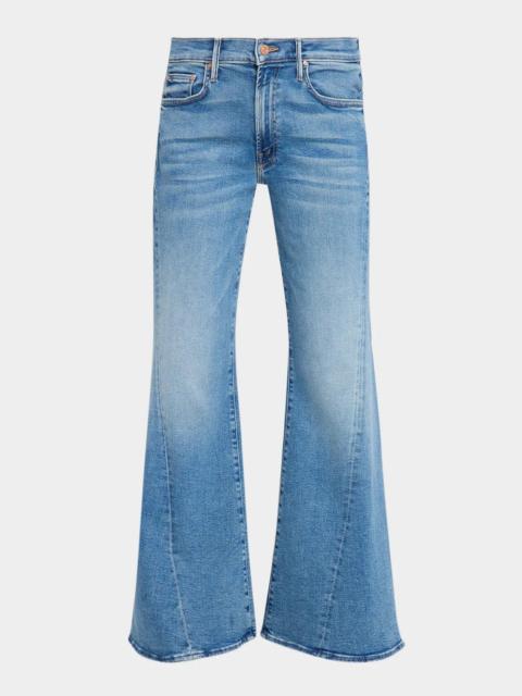 MOTHER Sidestepper Twist Sneak Wide-Leg Jeans