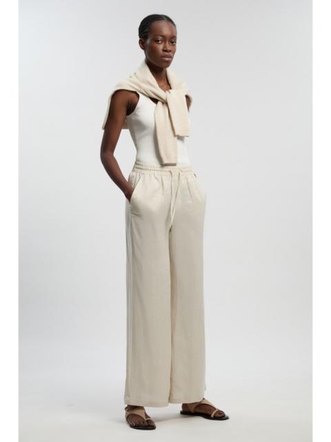 KAREN MILLEN Linen Wide Leg Woven Trouser