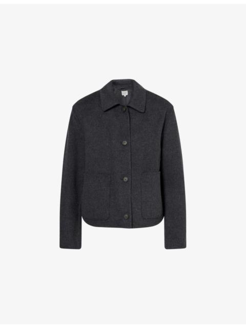 Vince Wool & Cashmere-Blend Short Jacket