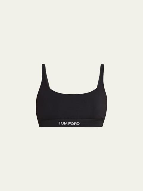 TOM FORD Logo Band Jersey Bralette