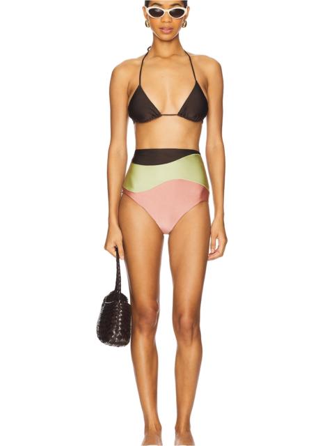ADRIANA DEGREAS Giardino High-Waisted Bikini Set