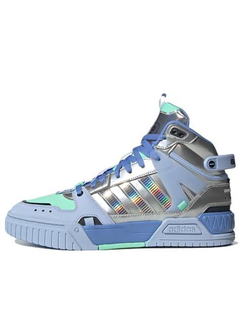 Adidas Neo D-PAD Mid Shoes 'Blue Metallic Silver' HQ7026