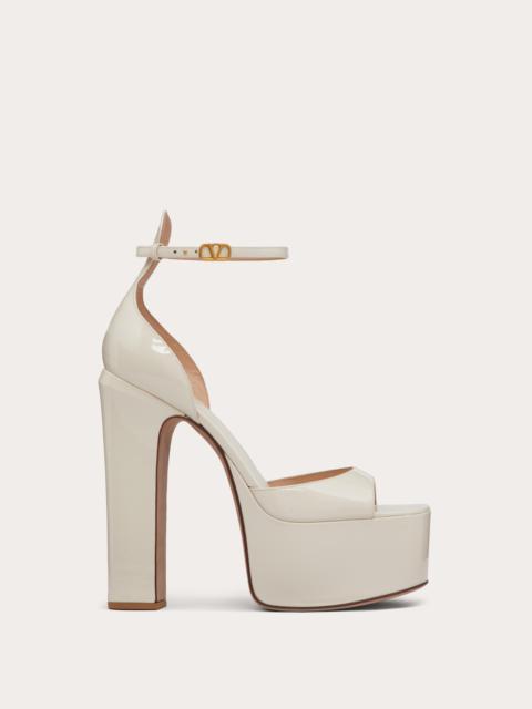 Valentino VALENTINO GARAVANI TAN-GO PLATFORM PATENT LEATHER SANDAL 155MM