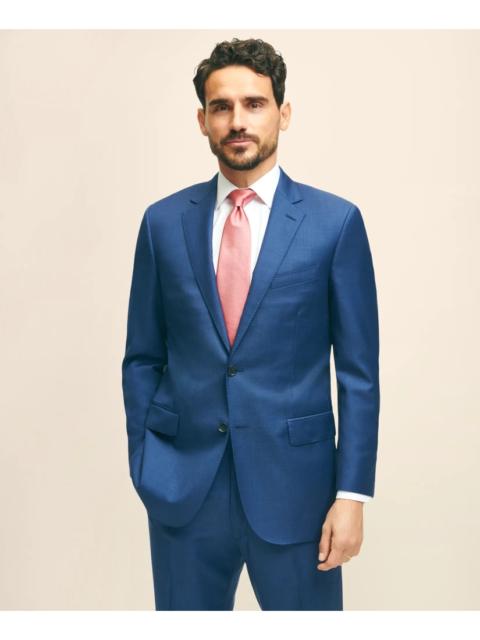 Brooks Brothers Traditional Fit Wool Sharkskin 1818 Suit
