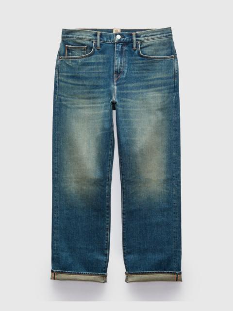 HIROSHI KATO "Tom" 14oz Washed Indigo Stretch Selvedge Denim - Pail Loose Straight