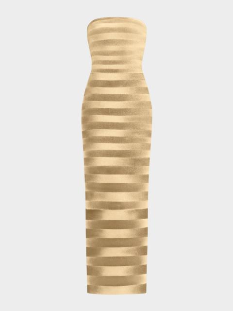 HERVE LEGER The Nia Strapless Bandage Gown