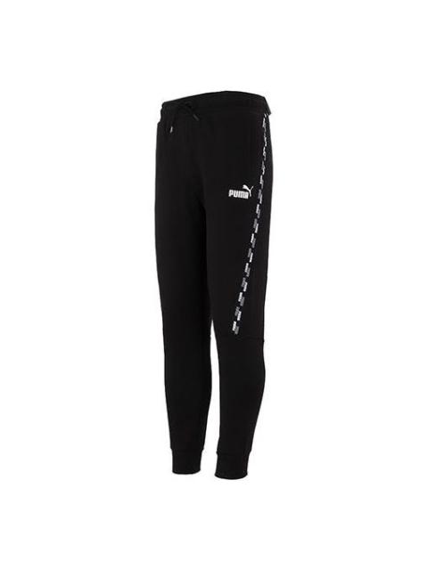 PUMA PUMA Power Tape Sweat Pants Fl Cl Logo 'Black' 846543-01