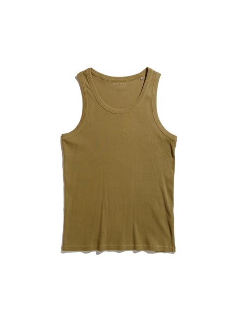 SUNFLOWER Rib Tank Top Khaki