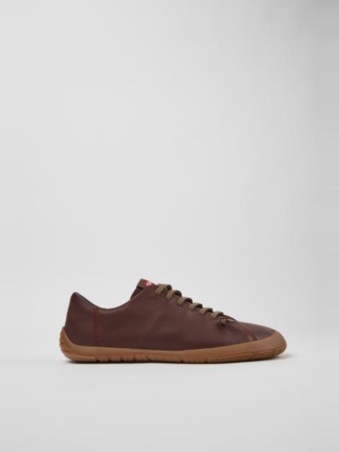 CAMPER Peu Path+ Brown Leather Shoes for Men.