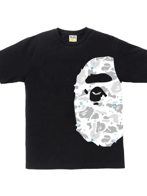 A BATHING APE® Space Camo Side Big Ape Head Tee "Black" 912651