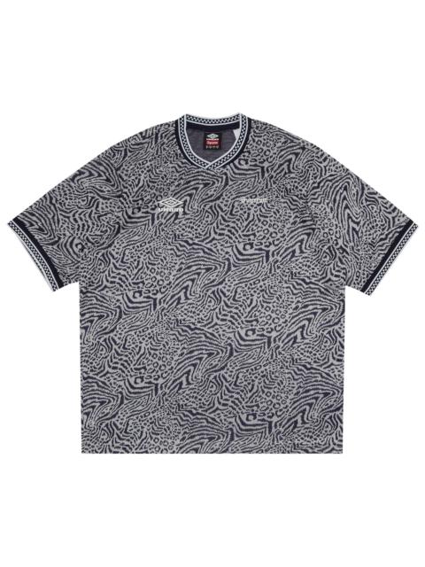 Supreme x Umbro Jacquard Animal Print Soccer Jersey 'Navy'