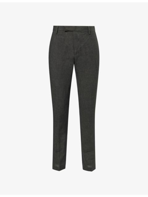 Sunspel Tapered-Leg Tailored Linen Trousers