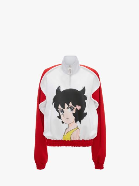 JW Anderson RUN HANY PRINT TRACK TOP