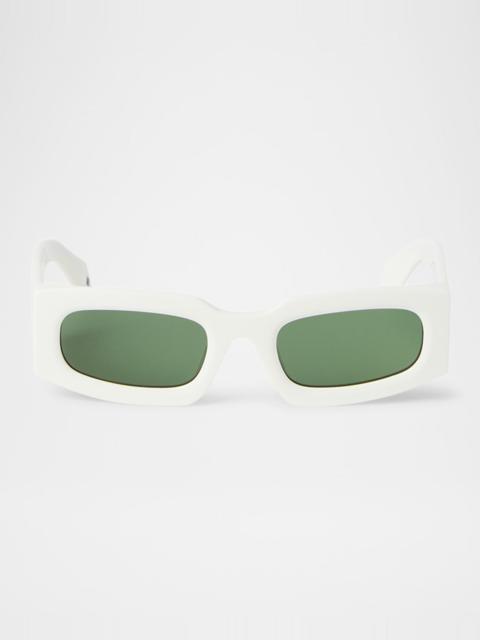 Off-White Cary Arrow Oval Sunglasses