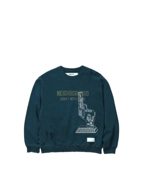NEIGHBORHOOD DISTRESSED GRAPHIC-PRINT SWEATSHIRT