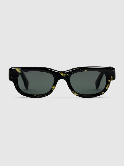 GUCCI Rectangular frame sunglasses