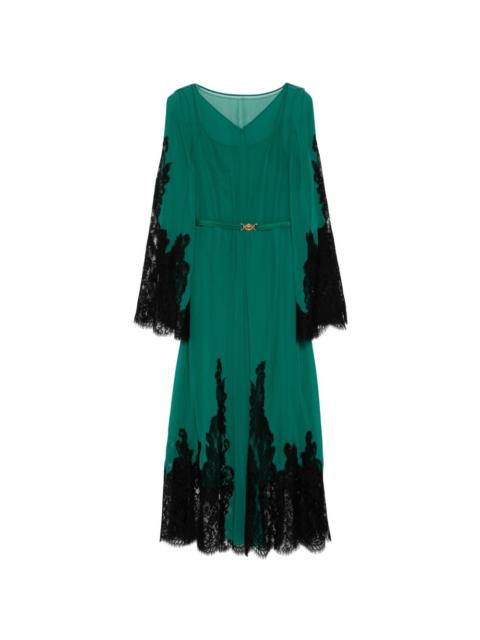 VERSACE georgette maxi dress