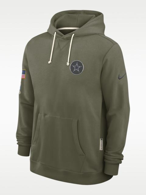 Nike Dallas Cowboys Salute to Service Sideline Dominant Force Men's Nike Dri-FIT NFL Pullover Hoodie