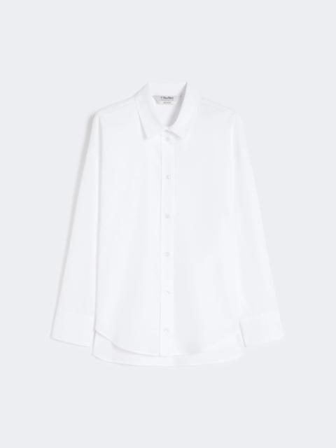 'S Max Mara Cotton Oxford shirt - WHITE