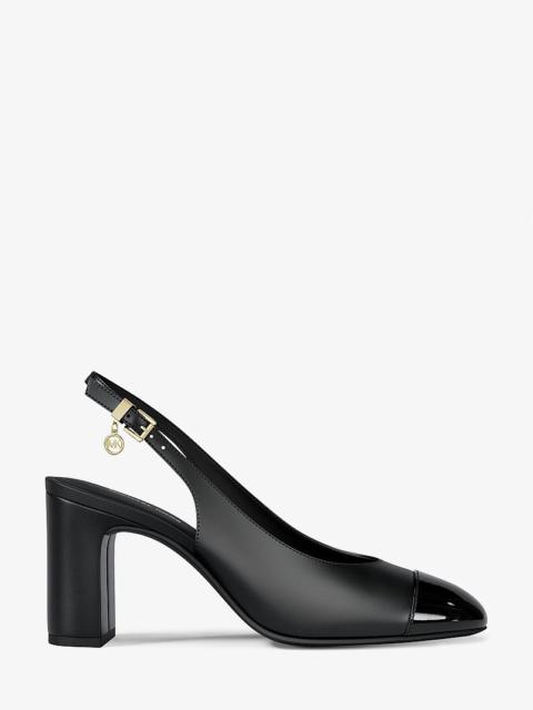 MICHAEL KORS Piper Flex Leather Slingback Pump