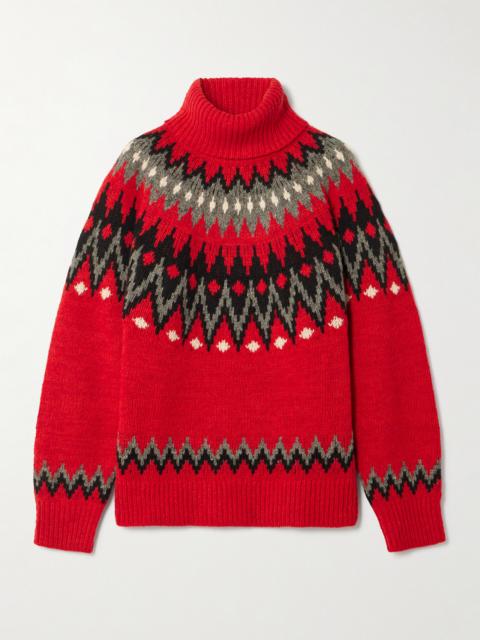 Polo Ralph Lauren Fair Isle Wool-blend Turtleneck Sweater
