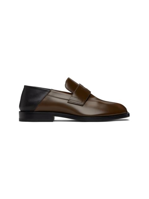 Maison Margiela Brown Tabi Babouche Loafers