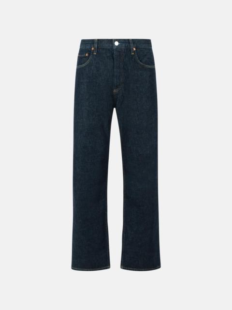 'MAGNUS MID RISE BOW LEGS' 'RINSE' COTTON JEANS