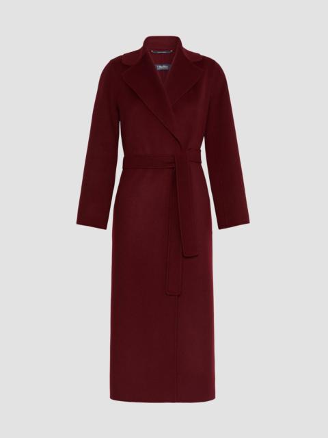 Max Mara Women's Poldo Wool Belted Wrap Coat - Bordeaux