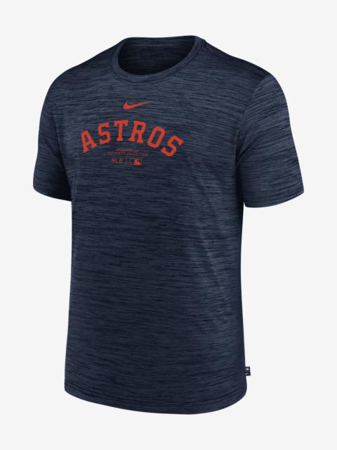 Houston Astros Authentic Collection Practice Velocity Nike Men's Dri-FIT MLB T-Shirt