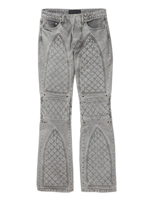 WHO DECIDES WAR MOTO DENIM VINTAGE GREY