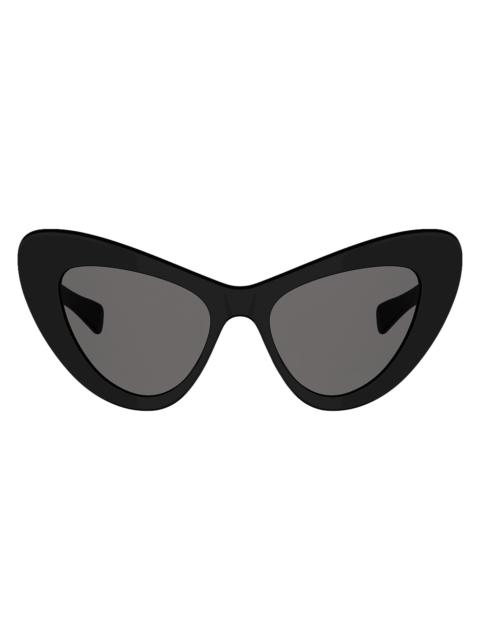 CELINE Women's Triomphe Mini HD 52MM Cat-Eye Sunglasses - Shiny Black Smoke
