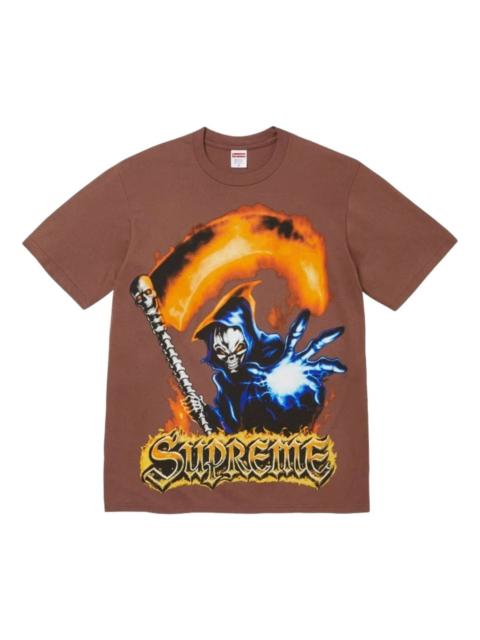 Supreme Supreme SS26 Grim Reaper T-Shirt 'Brown' SUP-SS26-159-BRN