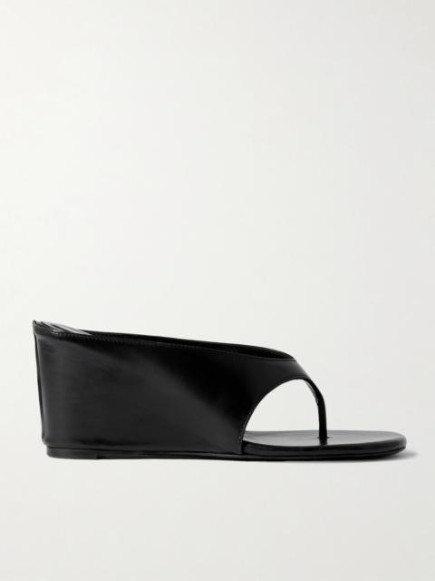 JUDE Yaga Leather Wedge Sandals