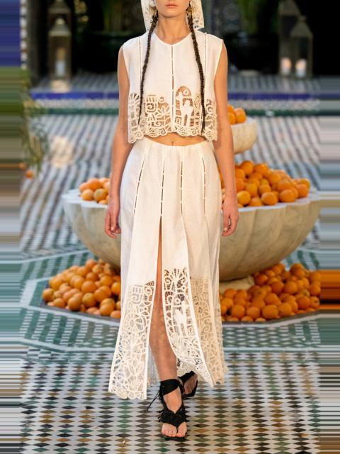 ALÉMAIS Rosemary Embroidered Top