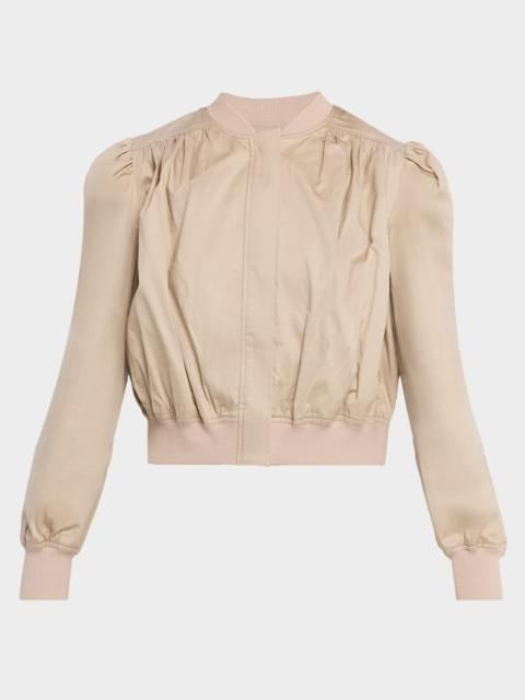 GENERATION LOVE Sariah Cotton Sateen Bomber Jacket