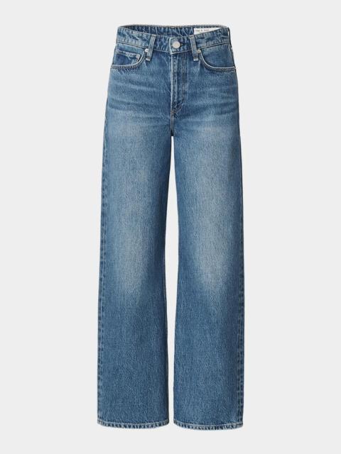rag & bone Logan Denim High-Rise Wide-Leg Jeans