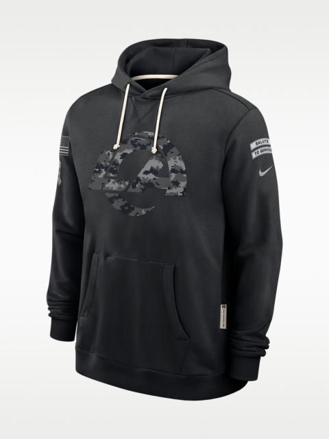 Nike Los Angeles Rams Salute to Service Sideline Men's Nike Dri-FIT NFL Pullover Hoodie