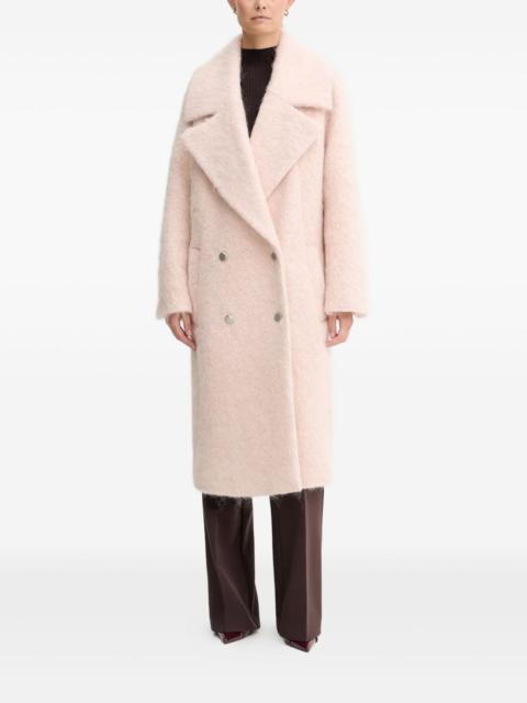 BOSS double-breasted belted coat