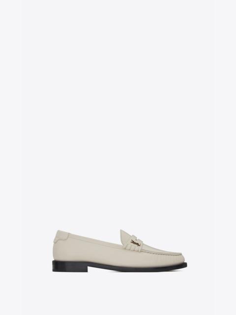le loafer monogram penny slippers in smooth leather