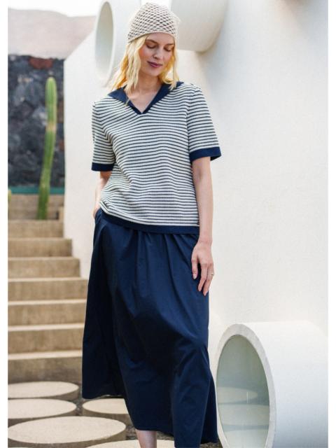 SAINT JAMES ALBANE Cotton Drawstring Skirt