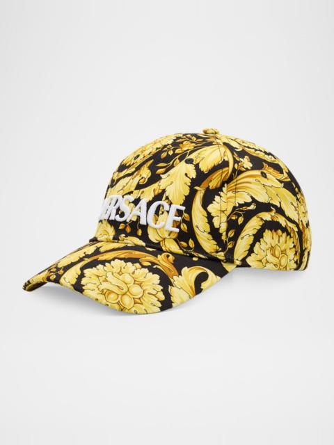VERSACE 남자 Barocco 야구 모자