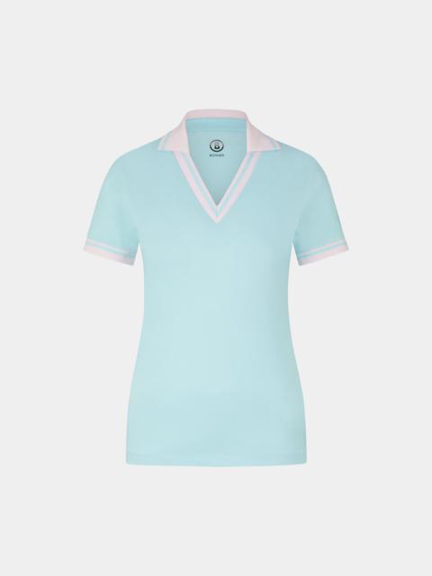 BOGNER Lydia Polo shirt in Light blue
