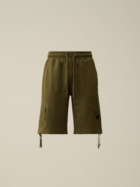 C.P. Company Diagonal Raised Fleece Zipped Pocket Shorts