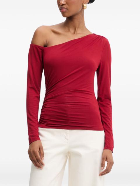 GUESS USA one-shoulder long-sleeve top