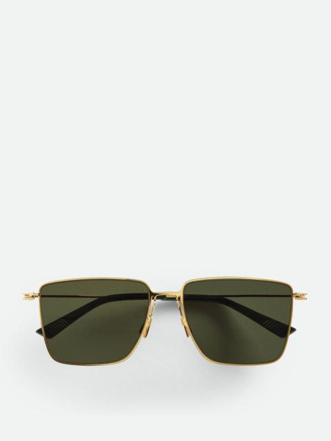 Ultrathin Metal Rectangular Sunglasses