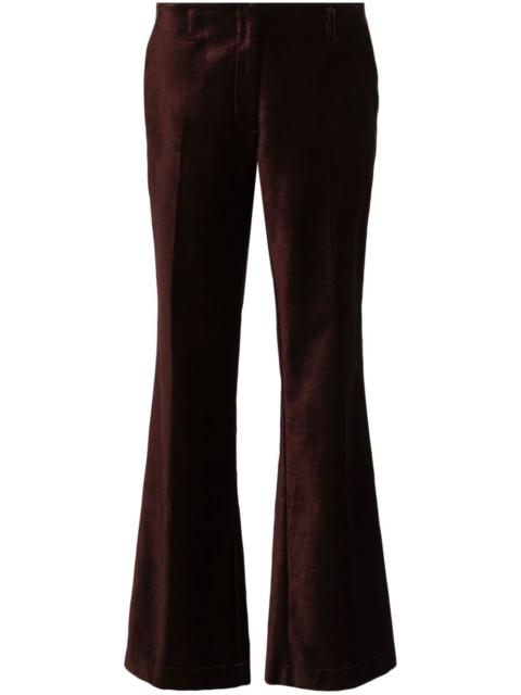 forte_forte velvet straight-leg trousers
