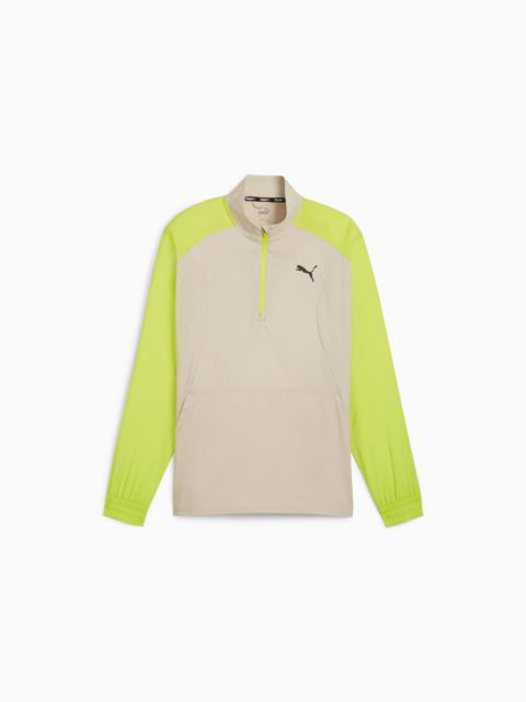 PUMA FIT Woven Men's Quarter Zip Sweater