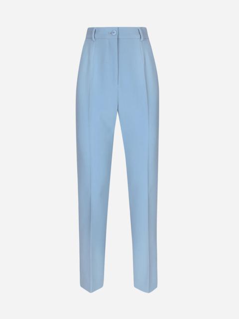 Tailored wool crêpe pants